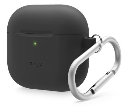 Etui na słuchawki Elago Hang Silicon Case do Apple AirPods 4. generacji black